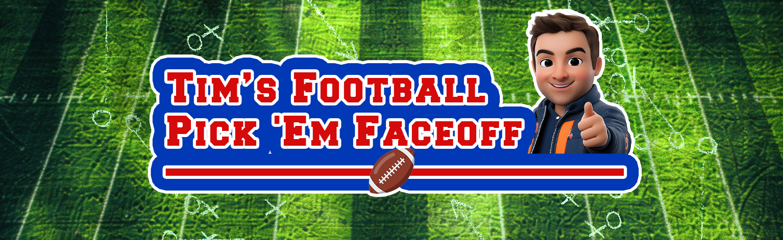 Enter Tim's Weekly NFL Pick EM Challenge